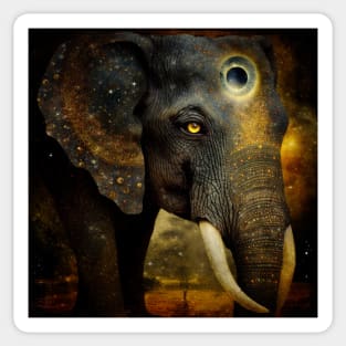 Elephant Spirit, Beautiful Wildlife Sticker